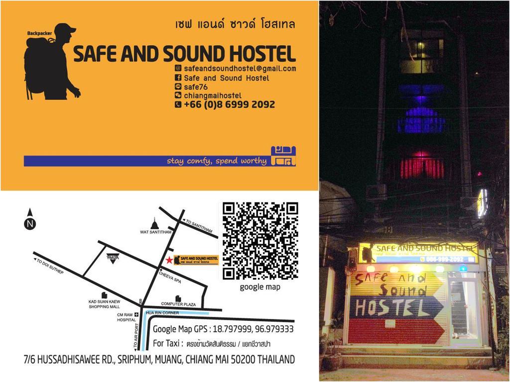 Safe And Sound Hostel 치앙마이 외부 사진